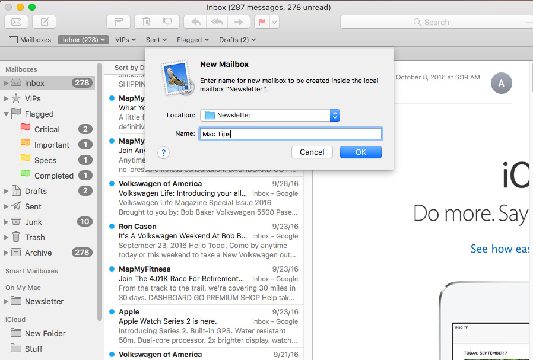 inbox for mac